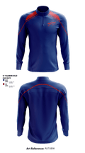 Keystone Bills Football and Cheer 89420686 Quarter Zip Jacket - 1