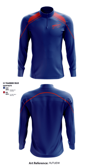 Quarter Zip Jacket, Keystone Bills Football and Cheer, Football, Teamtime, Team time, sublimation, custom sports apparel, team uniforms, spirit wear, spiritwear, sports uniforms, custom shirts, team store, custom team store, fundraiser sports, apparel fundraiser