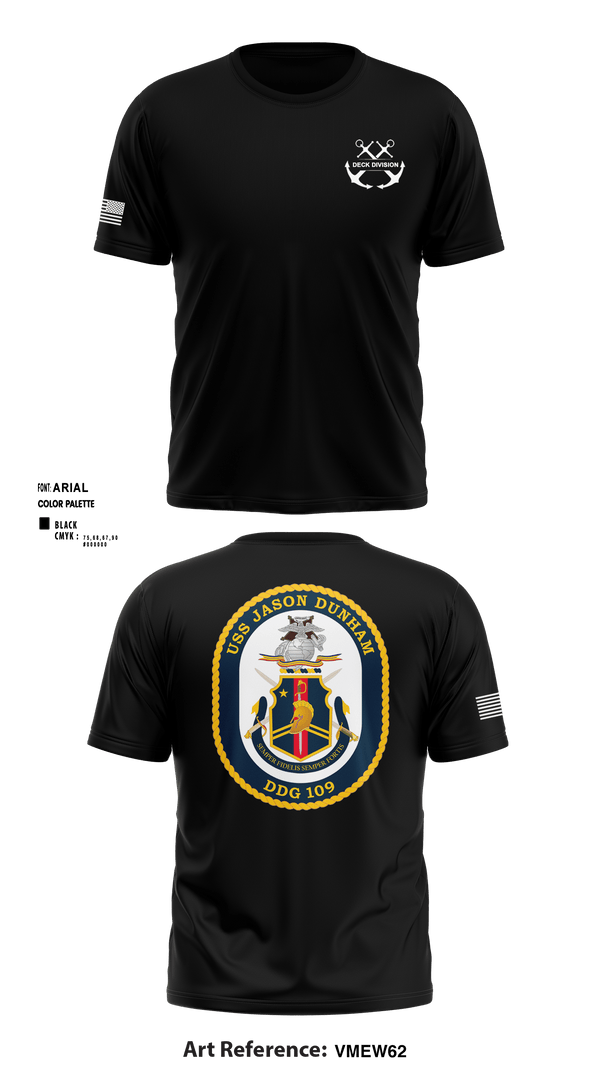 Short Sleeve Performance Shirt, Jason Dunham Deck Division, Navy, Teamtime, Team time, sublimation, custom sports apparel, team uniforms, spirit wear, spiritwear, sports uniforms, custom shirts, team store, custom team store, fundraiser sports, apparel fundraiser