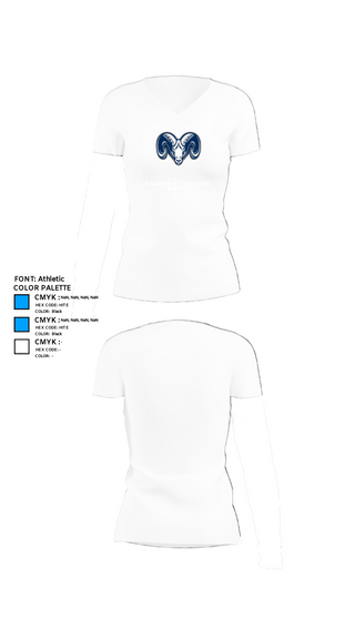 Women's Short Sleeve Vneck Shirt, Rochester Area High School Volleyball, Women's Volleyball, Teamtime, Team time, sublimation, custom sports apparel, team uniforms, spirit wear, spiritwear, sports uniforms, custom shirts, team store, custom team store, fundraiser sports, apparel fundraiser