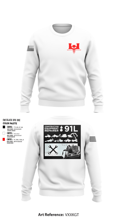 302nd EN CO 64266225 Crew Neck Sweatshirt - 14