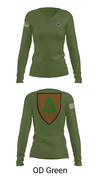Women's Long Sleeve Vneck Shirt, 4-361st OC/T, Army, Teamtime, Team time, sublimation, custom sports apparel, team uniforms, spirit wear, spiritwear, sports uniforms, custom shirts, team store, custom team store, fundraiser sports, apparel fundraiser