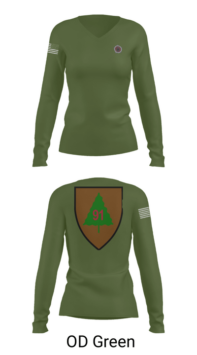 4-361st OC/T 3929267 Women's Long Sleeve V-neck Shirt - 57
