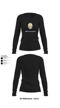 Miami Police Department 88232990 Women's Long Sleeve V-neck Shirt - 21
