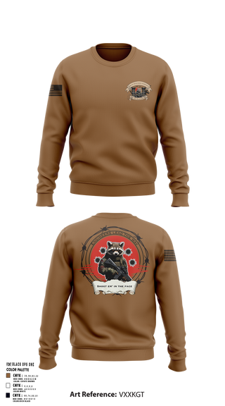 Crew Neck Sweatshirt, 441st Engineer Company, Army, Teamtime, Team time, sublimation, custom sports apparel, team uniforms, spirit wear, spiritwear, sports uniforms, custom shirts, team store, custom team store, fundraiser sports, apparel fundraiser