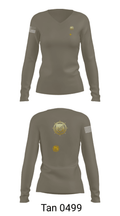 383rd MCT 82262755 Women's Long Sleeve V-neck Shirt - 77