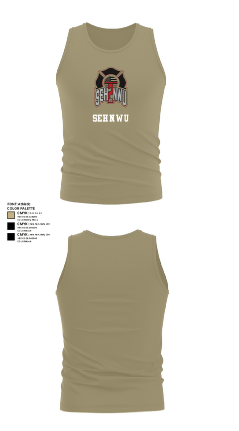 Tank Top, SEHNWU, Fire Department, Teamtime, Team time, sublimation, custom sports apparel, team uniforms, spirit wear, spiritwear, sports uniforms, custom shirts, team store, custom team store, fundraiser sports, apparel fundraiser