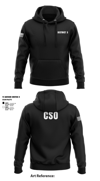 Hoodie, District 5 CSO, Police, Teamtime, Team time, sublimation, custom sports apparel, team uniforms, spirit wear, spiritwear, sports uniforms, custom shirts, team store, custom team store, fundraiser sports, apparel fundraiser