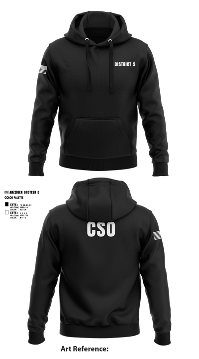 District 5 CSO 28339770 Hoodie - 3