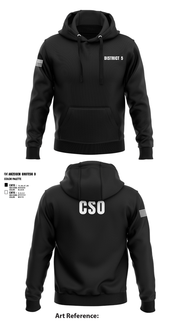 Hoodie, District 5 CSO, Police, Teamtime, Team time, sublimation, custom sports apparel, team uniforms, spirit wear, spiritwear, sports uniforms, custom shirts, team store, custom team store, fundraiser sports, apparel fundraiser