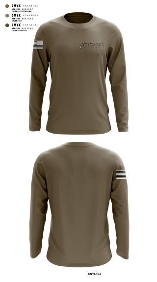 Long Sleeve Performance Shirt, Veterans and Friends, Inc., , Teamtime, Team time, sublimation, custom sports apparel, team uniforms, spirit wear, spiritwear, sports uniforms, custom shirts, team store, custom team store, fundraiser sports, apparel fundraiser
