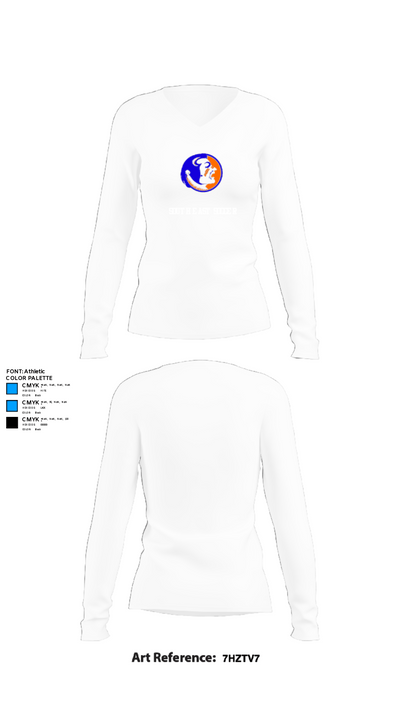 Southeast Soccer 3268103 Women's Long Sleeve V-neck Shirt - 15