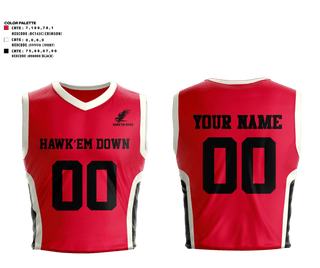 Mens Basketball Jersey, Hawk’em Down, Men's Basketball, Teamtime, Team time, sublimation, custom sports apparel, team uniforms, spirit wear, spiritwear, sports uniforms, custom shirts, team store, custom team store, fundraiser sports, apparel fundraiser