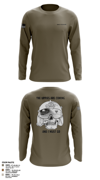 Long Sleeve Performance Shirt, 42D FRSDAACC, Army, Teamtime, Team time, sublimation, custom sports apparel, team uniforms, spirit wear, spiritwear, sports uniforms, custom shirts, team store, custom team store, fundraiser sports, apparel fundraiser