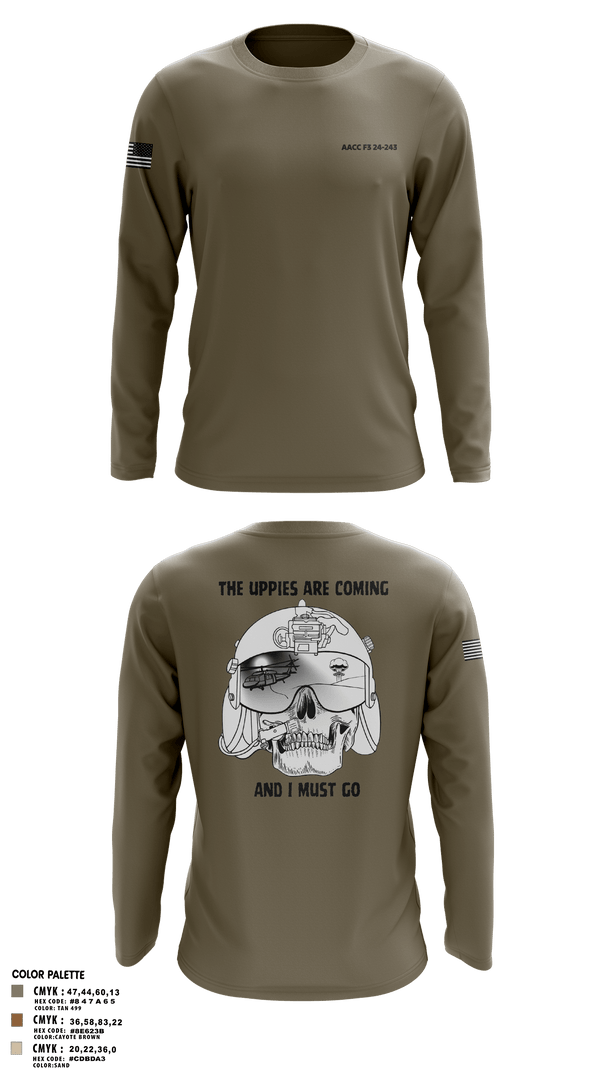 Long Sleeve Performance Shirt, 42D FRSDAACC, Army, Teamtime, Team time, sublimation, custom sports apparel, team uniforms, spirit wear, spiritwear, sports uniforms, custom shirts, team store, custom team store, fundraiser sports, apparel fundraiser