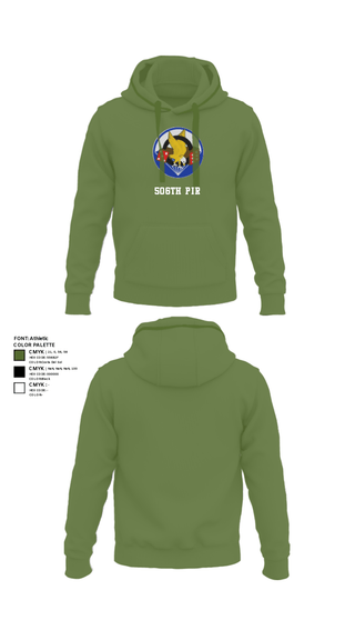 Hoodie, 506th PIR, Army, Teamtime, Team time, sublimation, custom sports apparel, team uniforms, spirit wear, spiritwear, sports uniforms, custom shirts, team store, custom team store, fundraiser sports, apparel fundraiser