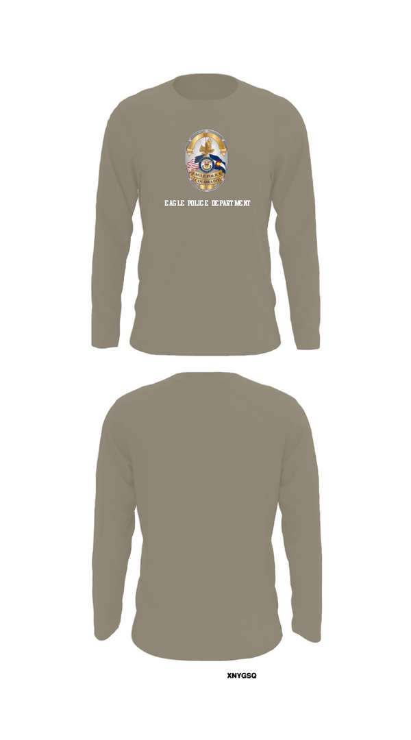 Long Sleeve Performance Shirt, Eagle Police Department, Police, Teamtime, Team time, sublimation, custom sports apparel, team uniforms, spirit wear, spiritwear, sports uniforms, custom shirts, team store, custom team store, fundraiser sports, apparel fundraiser