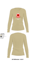 185th Engineer Support Company 57243184 Women's Long Sleeve V-neck Shirt - 82