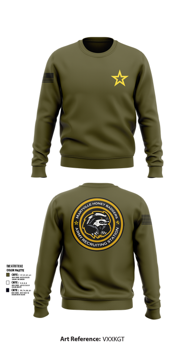 Maryville Honeybadger 60960842 Crew Neck Sweatshirt - 24