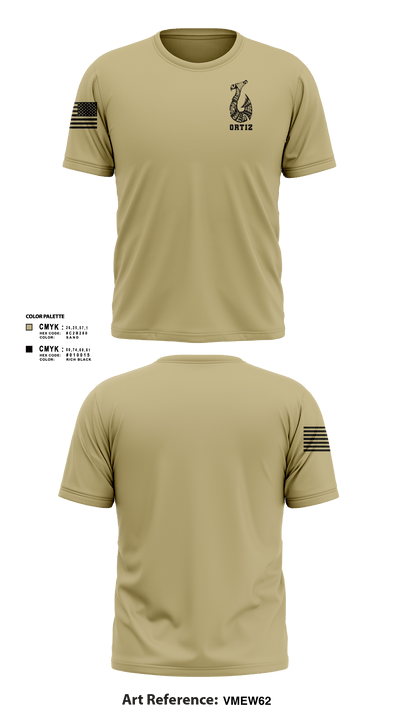 Ortiz 96148832 Short Sleeve Performance Shirt - 101