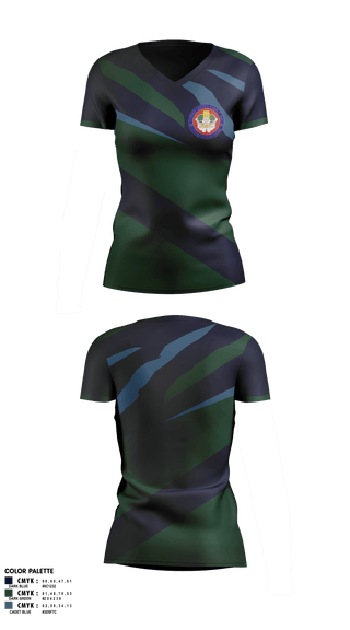 Women's Short Sleeve Vneck Shirt, Chang National, , Teamtime, Team time, sublimation, custom sports apparel, team uniforms, spirit wear, spiritwear, sports uniforms, custom shirts, team store, custom team store, fundraiser sports, apparel fundraiser