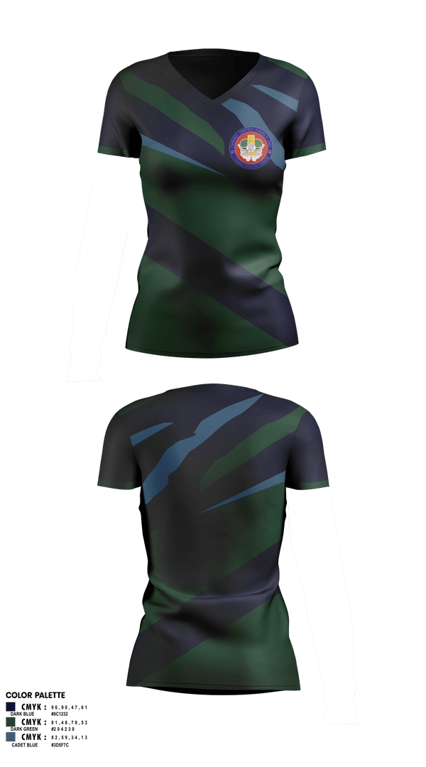 Women's Short Sleeve Vneck Shirt, Chang National, , Teamtime, Team time, sublimation, custom sports apparel, team uniforms, spirit wear, spiritwear, sports uniforms, custom shirts, team store, custom team store, fundraiser sports, apparel fundraiser