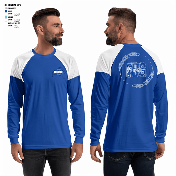 Long Sleeve Performance Shirt, Fortnite Burger Gang, E-Sports, Teamtime, Team time, sublimation, custom sports apparel, team uniforms, spirit wear, spiritwear, sports uniforms, custom shirts, team store, custom team store, fundraiser sports, apparel fundraiser