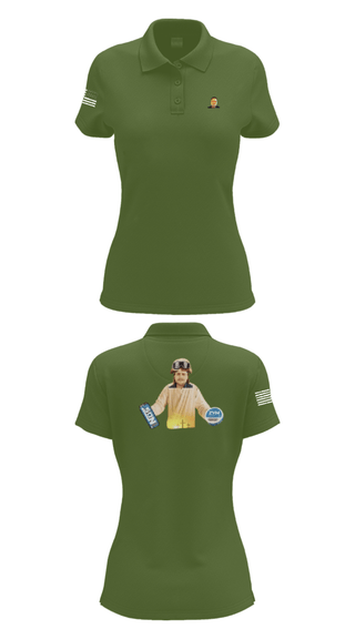 Women's Short Sleeve Performance Polo, 1st DSB, Marines, Teamtime, Team time, sublimation, custom sports apparel, team uniforms, spirit wear, spiritwear, sports uniforms, custom shirts, team store, custom team store, fundraiser sports, apparel fundraiser