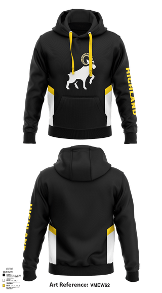 Hoodie, Highland High School Volleyball, Women's Volleyball, Teamtime, Team time, sublimation, custom sports apparel, team uniforms, spirit wear, spiritwear, sports uniforms, custom shirts, team store, custom team store, fundraiser sports, apparel fundraiser