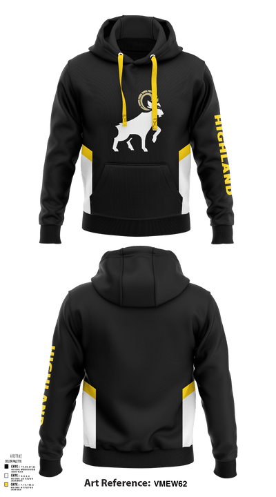 Highland High School Volleyball 70212613 Hoodie - 118