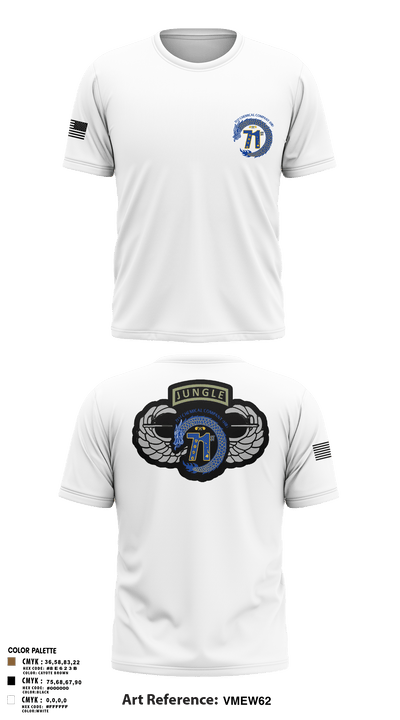 71st Chemical Company (HR) 90484778 Old School Cotton Feel Shirt - 2