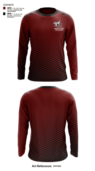 Long Sleeve Performance Shirt, Maryvale flyer, Men's Soccer, Teamtime, Team time, sublimation, custom sports apparel, team uniforms, spirit wear, spiritwear, sports uniforms, custom shirts, team store, custom team store, fundraiser sports, apparel fundraiser