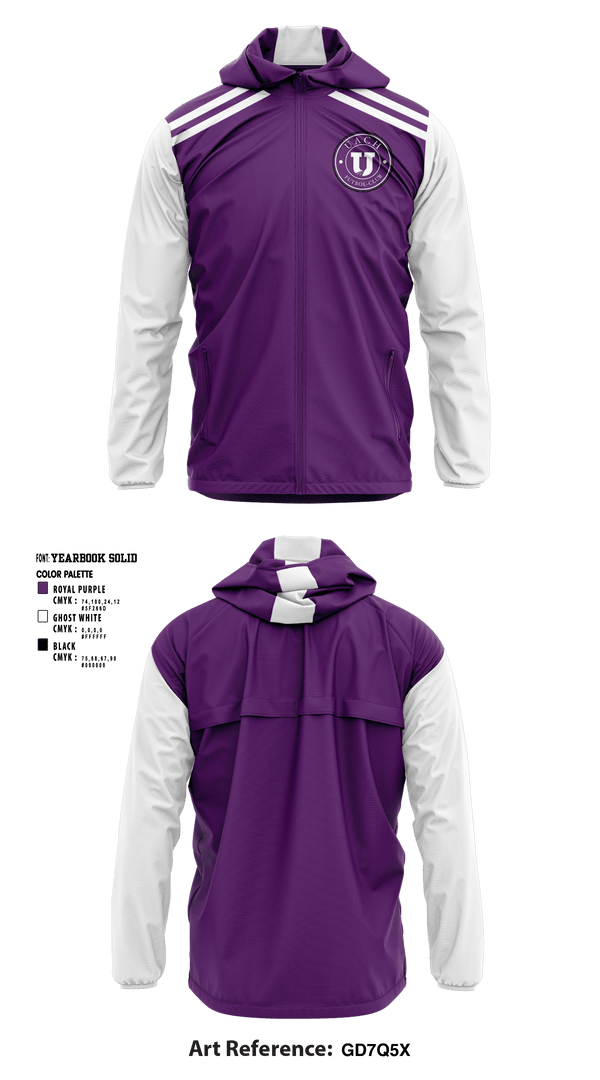 Windbreaker, Uach F.C., Men's Soccer, Teamtime, Team time, sublimation, custom sports apparel, team uniforms, spirit wear, spiritwear, sports uniforms, custom shirts, team store, custom team store, fundraiser sports, apparel fundraiser