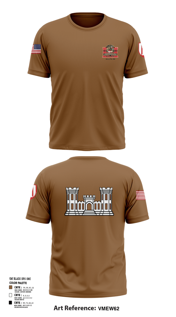 Short Sleeve Performance Shirt, 612 Engineer Detachment, , Teamtime, Team time, sublimation, custom sports apparel, team uniforms, spirit wear, spiritwear, sports uniforms, custom shirts, team store, custom team store, fundraiser sports, apparel fundraiser