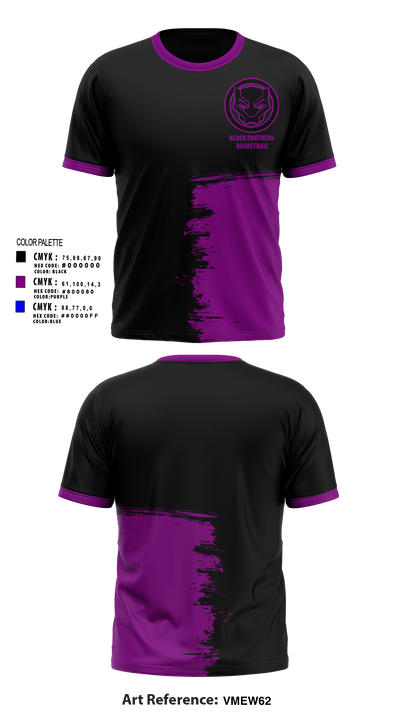 BLACK PANTHERS 34488786 Short Sleeve Performance Shirt - 1