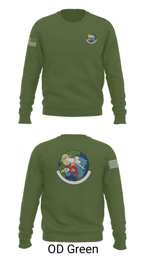 Crew Neck Sweatshirt, 20th Intelligence Squadron, Air Force, Teamtime, Team time, sublimation, custom sports apparel, team uniforms, spirit wear, spiritwear, sports uniforms, custom shirts, team store, custom team store, fundraiser sports, apparel fundraiser