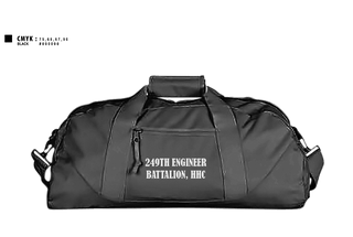 Duffle Bag, 249th Engineer Battalion, HHC, Army, Teamtime, Team time, sublimation, custom sports apparel, team uniforms, spirit wear, spiritwear, sports uniforms, custom shirts, team store, custom team store, fundraiser sports, apparel fundraiser