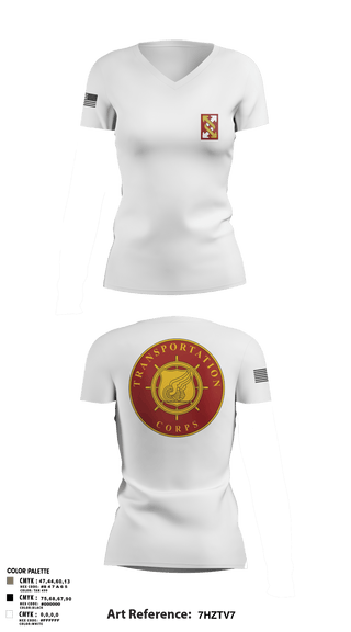 Women's Short Sleeve Vneck Shirt, 993rd Transportation Company, Army, Teamtime, Team time, sublimation, custom sports apparel, team uniforms, spirit wear, spiritwear, sports uniforms, custom shirts, team store, custom team store, fundraiser sports, apparel fundraiser