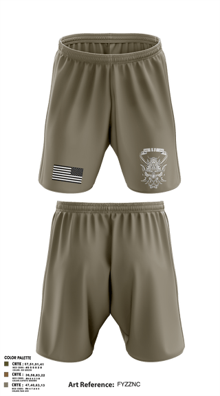 Athletic Shorts With Pockets, 2ND PLATOON ONI, Army, Teamtime, Team time, sublimation, custom sports apparel, team uniforms, spirit wear, spiritwear, sports uniforms, custom shirts, team store, custom team store, fundraiser sports, apparel fundraiser