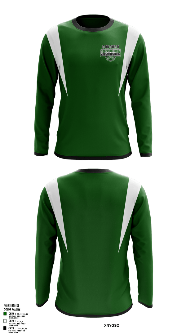 Long Sleeve Performance Shirt, CONCORD HIGH SCHOOL Cross Country, Cross Country, Teamtime, Team time, sublimation, custom sports apparel, team uniforms, spirit wear, spiritwear, sports uniforms, custom shirts, team store, custom team store, fundraiser sports, apparel fundraiser