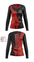 Verdugo hills dons 15069138 Women's Long Sleeve V-neck Shirt - 3