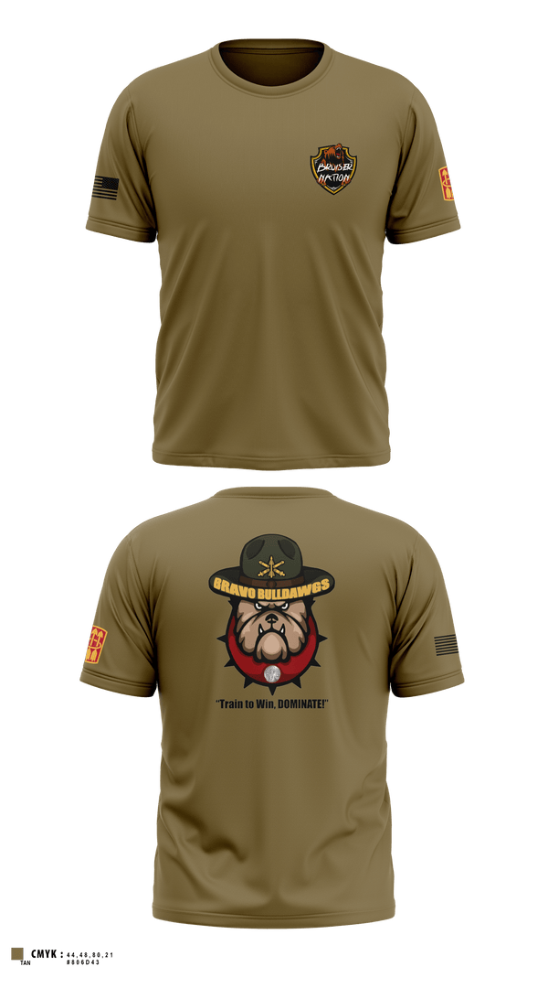 Old School Cotton Feel Shirt, Bravo BulldawgsBravo BulldawgsB_3-6 ADARBulldawgs 3-6ADAR, Army, Teamtime, Team time, sublimation, custom sports apparel, team uniforms, spirit wear, spiritwear, sports uniforms, custom shirts, team store, custom team store, fundraiser sports, apparel fundraiser