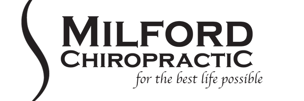 Milford Chiropractic Stainless Steel Water Bottle with a Straw Lid