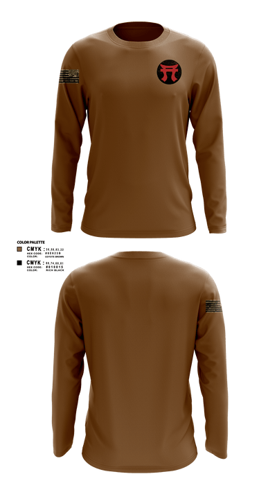 187th Iron Rakkasans 40107465 Long Sleeve Performance Shirt - 101