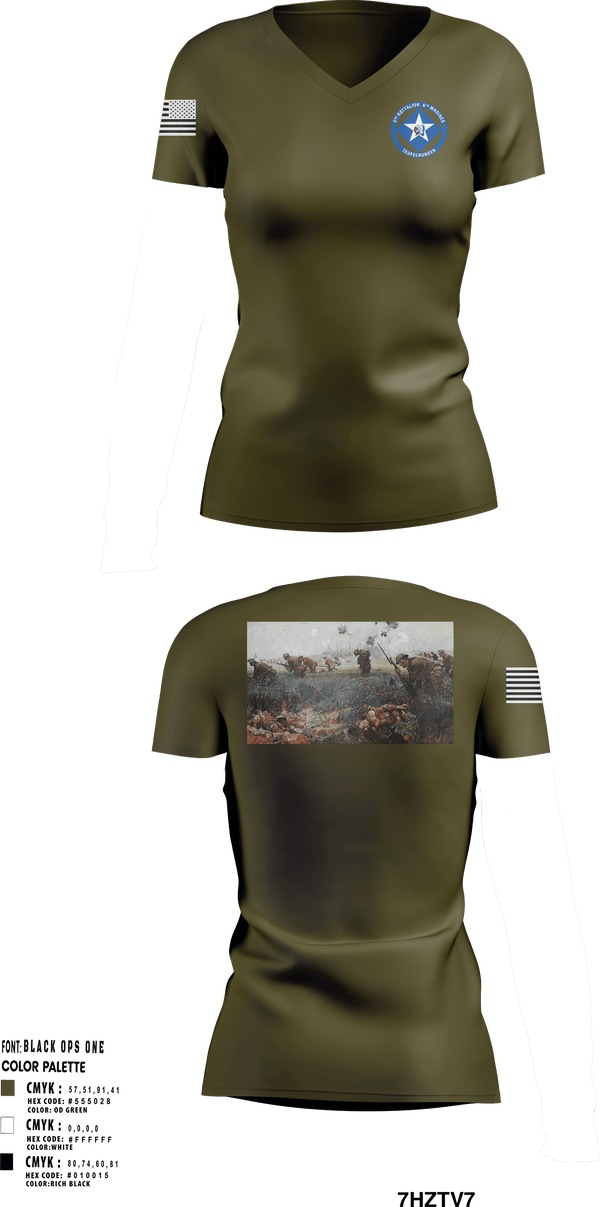 Women's Short Sleeve Vneck Shirt, 3rd Battalion 6th Marines, Marines, Teamtime, Team time, sublimation, custom sports apparel, team uniforms, spirit wear, spiritwear, sports uniforms, custom shirts, team store, custom team store, fundraiser sports, apparel fundraiser