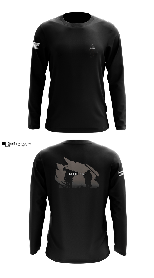 Long Sleeve Performance Shirt, ghost, Army, Teamtime, Team time, sublimation, custom sports apparel, team uniforms, spirit wear, spiritwear, sports uniforms, custom shirts, team store, custom team store, fundraiser sports, apparel fundraiser