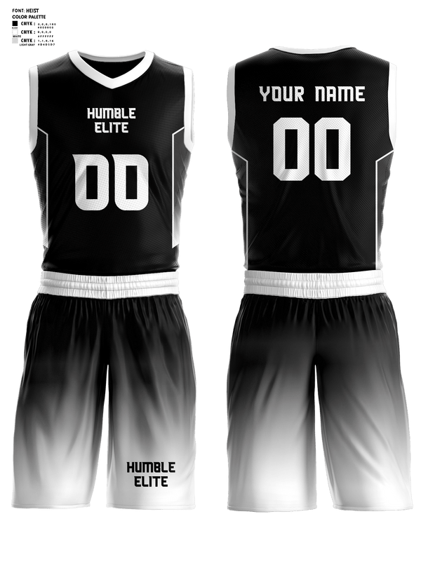 Mens Basketball Jersey, Humble Elite, Men's Basketball, Teamtime, Team time, sublimation, custom sports apparel, team uniforms, spirit wear, spiritwear, sports uniforms, custom shirts, team store, custom team store, fundraiser sports, apparel fundraiser