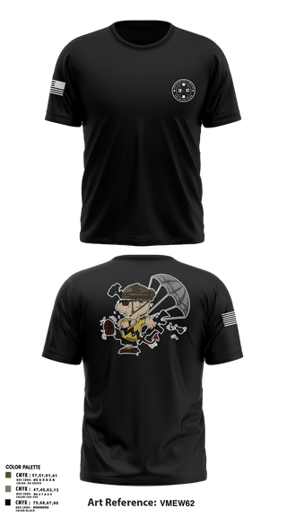 Short Sleeve Performance Shirt, 3rd Platoon, CCo, 1-508th PIR, , Teamtime, Team time, sublimation, custom sports apparel, team uniforms, spirit wear, spiritwear, sports uniforms, custom shirts, team store, custom team store, fundraiser sports, apparel fundraiser