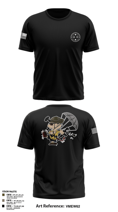 3rd Platoon, CCo, 1-508th PIR 77513198 Short Sleeve Performance Shirt - 7