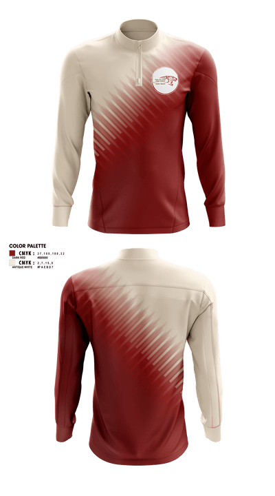 PSLHS Color Guard 48069666 Quarter Zip Jacket - 1
